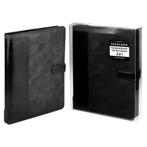 Ежедневник-органайзер недатированный А5+ 160л ESCALADA Тиволи черный
