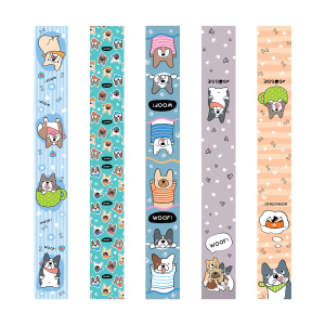 Закладка  магнит для книг 25х195мм ArtSpace Woof блестки