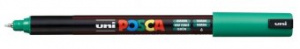 Маркер POSCA PC-1МR, зеленый металлик  0,7 мм, игольчатый наконечник