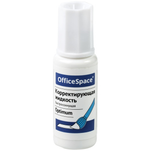 Корректирующая жидкость 15мл OfficeSpace Оптимум  с кистью