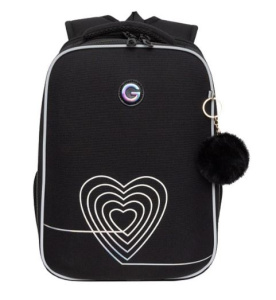 Рюкзак школьный (RAw-594-2/1 чёрный)