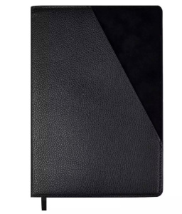 Ежедневник недатированный А5 160л НАППЛАК ЧЁРНЫЙ