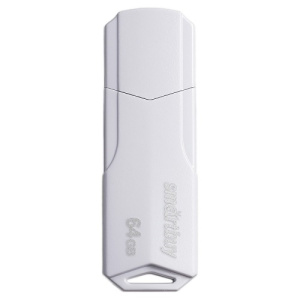 Флеш носитель 64GB Smart Buy Clue USB 2.0 Flash Drive белый