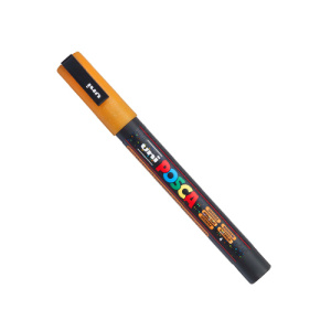 Маркер POSCA PC-3ML оранжевый с блёстками 0.9-1.3мм пулевидный наконечник