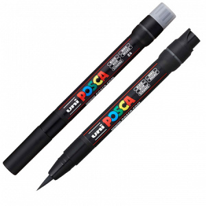 Маркер POSCA PCF-350 чёрный кисть