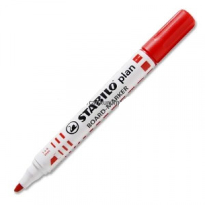 Маркер для досок Stabilo Whiteboard marker 2,5-3,5mm красный