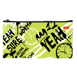 Пенал 1 отделение 205х110мм Lime Time Hatber