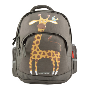 Рюкзак Веселый жираф темно-серый с эргономической спинкой