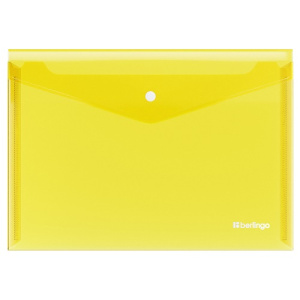 Папка на кнопке А4 200мкм ассорти