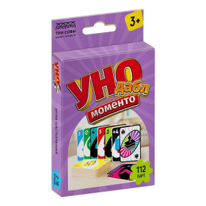 Игра настольная ТРИ СОВЫ Уно Моменто Дабл