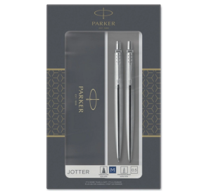 Набор Parker Jotter Core KB61 Stainless Steel CT ручка шариковая/карандаш механический 0.5