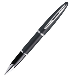 Ручка роллер Waterman Carene Charcoal Grey черные чернила