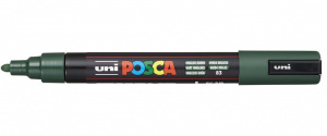 Маркер POSCA PC-5M английский зеленый 1,8 - 2,5 мм пулевидный наконечник