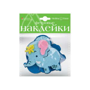 Декоративные наклейки из фетра Зверушки №3