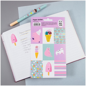 Наклейки бумажные MESHU Purple mood 12х21см