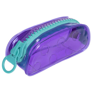 Пенал 1 отделение Hatber ZIPPER Violet