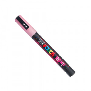 Маркер POSCA PC-3ML розовый с блёстками 0.9-1.3мм пулевидный наконечник