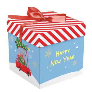 Коробка складная подарочная MESHU New Year 15х15х15см