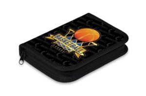 Пенал 1 отделение 190х130мм Hatber Баскетбольная лига