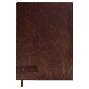 Ежедневник недатированный А5+ 160л ЛИНКОЛЬН КОРИЧНЕВЫЙ