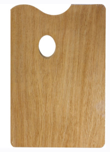 Палитра ДВП фанера 20х30см прямоугольная толщина 5мм