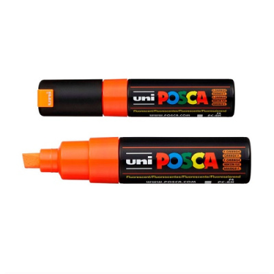 marker-posca-pc-8k-fluorescentno-oranzhevyj-do-80-mm-skoshennyj-nakonechnik