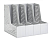 Вертикальный накопитель 4 отдела Deli 79006 Gray складной 335х250х260мм