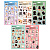 Наклейки бумажные MESHU Cute cats 12х21см ассорти 