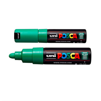 marker-posca-pc-7m-zelyonyj-45-55-mm-pulevidnyj-nakonechnik