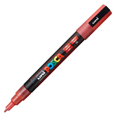 marker_posca_pc_3ml_krasnyy_s_blyestkami_0_9_1_3_mm_pulevidnyy_nakonechnik