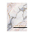 Записаная книга А5 60л клетка CARRARA из экокожи